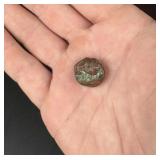 Antique Sikh Empire Islamic Copper Coin