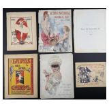 Group of Antique Theater Play Programs