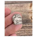 Antique Sikh Empire Islamic Silver Coin