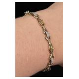 Sterling Silver Multi Stone Gemstone Bracelet