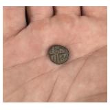 Antique Sikh Empire Islamic Copper Coin