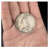 1889 Great Britain Silver Crown