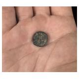 Antique Sikh Empire Islamic Copper Coin