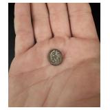 Antique Sikh Empire Islamic Copper Coin