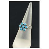 Bell Trading Post Sterling Silver Turquoise Ring
