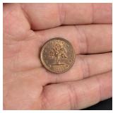1863 Civil War Token Jones Wood Hotel New York