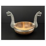 Saga Tinn Norway Viking Drinking Bowl