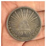 Mexico 1904 Silver Peso Coin