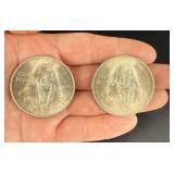 Mexico 1979 Cien Pesos Silver Coins