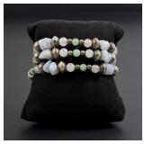 Carolyn Pollack Sterling Memory Wire Bracelet