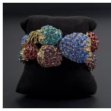 Rhinestone Costume Jewelry Fruit Bracelet