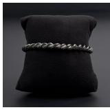Navajo Sterling Silver Twisted Bracelet