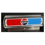 Lighted Pepsi Soda Register Top Counter Sign
