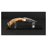 Bo Earls Handmade Horn Handle Knife