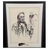 Newman Myrah Eagle Fan Print