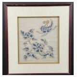 Qing Dynasty Chinese Forbidden Stitch Panel