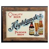 Highlander Beer Missoula Montana Sign