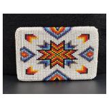 Montana Blackfoot Indian Beaded Belt Buckle