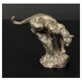 Philip R Goodwin Mountain Lion Bronze
