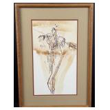 King Kuka Lone Warrior Blackfoot Indian Painting