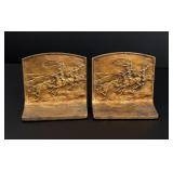 BF&M Cast Iron Cowboy Bookends