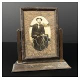 Cowboy with Lariat and Pistol Photo