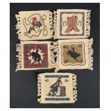 El Paso Saddleblanket Co Western Rug Coasters