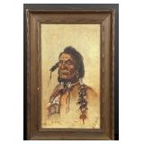 Anderson Butte Montana Indian Painting