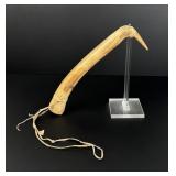 Montana Crow Indian Elk Horn Hide Scraper