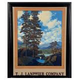 Thy Templed Hills Maxfield Parrish Calendar Top