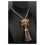 Allan Houser 1994 Prix de West Bronze Bolo Tie