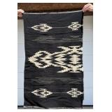 Antique Rio Grande Navajo Indian Serape Blanket