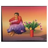 R.C. Gorman Tulips Lithograph
