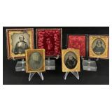 Collection of Antique Ambrotype Photos