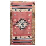 Antique Rio Grande Navajo Indian Serape Blanket