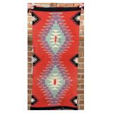 Navajo Germantown Indian Rug Saddle Blanket