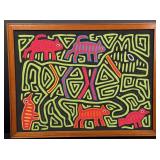 Panama Hand Stitched Kuna Mola Textile