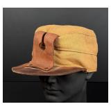 Butte Montana Canvas Leather Miners Carbide Hat