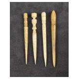 Whaler Made Whale Bone Bodkins