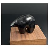 Zuni Carved Jet Bear Fetish