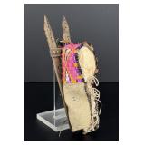 Fort Berthold Sioux Indian Miniature Cradleboard