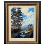 Thy Templed Hills Maxfield Parrish Print