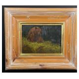 Luke Frazier Smokey Mountain Black Bear Painting