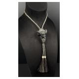 George Carlson 1997 Prix de West Bronze Bolo Tie