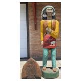 Harvey West Collection Wood Cigar Store Indian