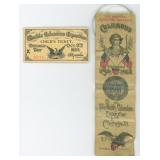 1893 Columbian Exposition Ticket and Ribbon