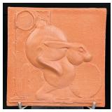 Tim Cherry Rabbit Stone Terracotta Tile