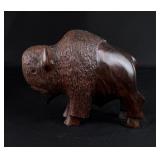 Mexican Ironwood Buffalo Carving
