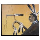 Clifford Brycelea Mandan Tribe Dancer Painting