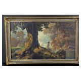 Dreaming Maxfield Parrish Print